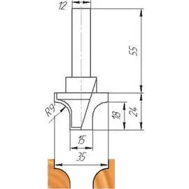 Фреза МебельДрев ФК 0347 4627198885279