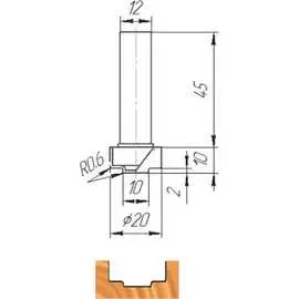 Фреза МебельДрев ФК 0120 4627198884500