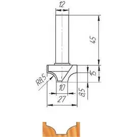 Фреза МебельДрев ФК 0400 4627198885378