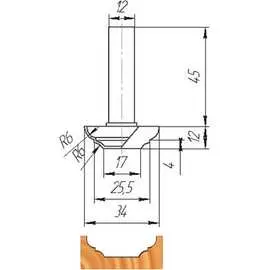 Фреза МебельДрев ФК 0220 4627198884838