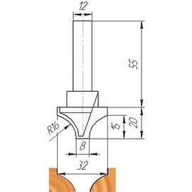Фреза МебельДрев ФК 0520 4627198885651