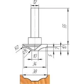 Фреза МебельДрев ФК 0285 4627198885002