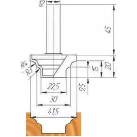 Фреза МебельДрев ФК 0590 4627198885804