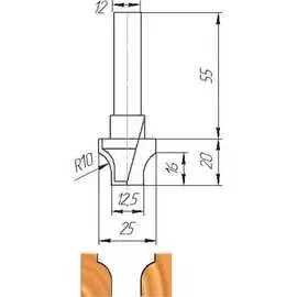 Фреза МебельДрев ФК 0236 4627198884883
