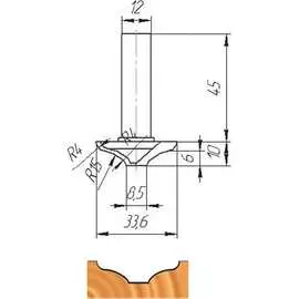Фреза МебельДрев ФК 0360 4627198885316