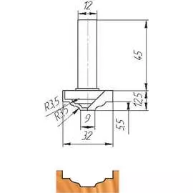 Фреза МебельДрев ФК 0203 4627198884715