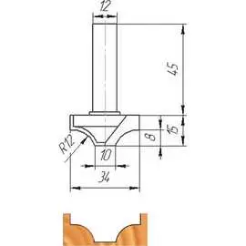 Фреза МебельДрев ФК 0185 4627198884654