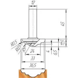 Фреза МебельДрев ФК 0765 4627198886085
