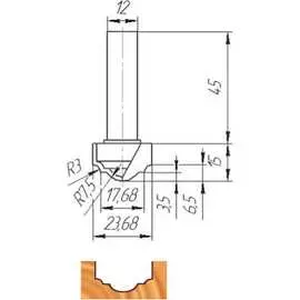 Фреза МебельДрев ФК 0145 462719888454