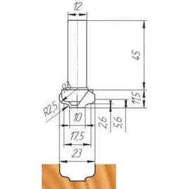 Фреза МебельДрев ФК 0753 4627198886566