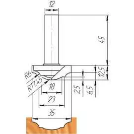 Фреза МебельДрев ФК 0295 4627198885033