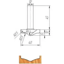 Фреза МебельДрев ФК 0850 4627198886214