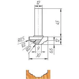 Фреза МебельДрев ФК 0490 4627198885590