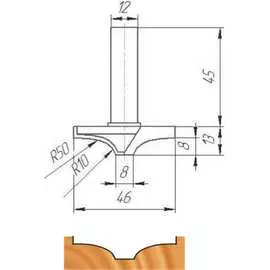 Фреза МебельДрев ФК 0720 4627198886009