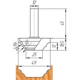 Фреза МебельДрев ФК 0485 4627198885576