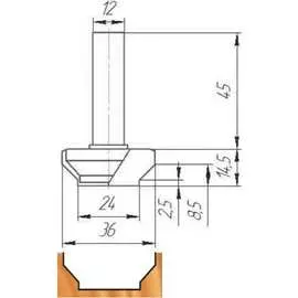 Фреза МебельДрев ФК 0995 4627198886436