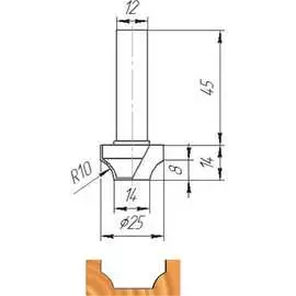 Фреза МебельДрев ФК 0230 4627198884852