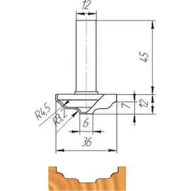 Фреза МебельДрев ФК 0206 4627198884746