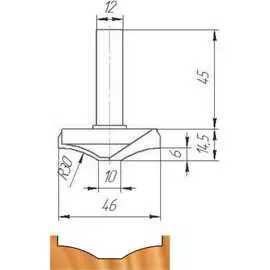 Фреза МебельДрев ФК 0776 4627198886115