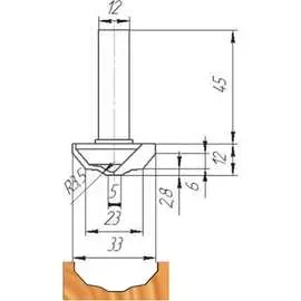 Фреза МебельДрев ФК 0115 4627198884494