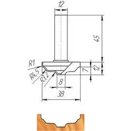 Фреза МебельДрев ФК 0200 4627198884685