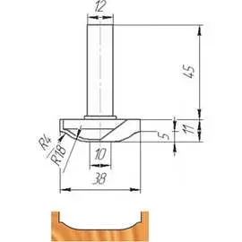 Фреза МебельДрев ФК 0510 4627198885637