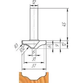 Фреза МебельДрев ФК 0330 4627198885170