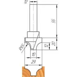 Фреза МебельДрев ФК 0343 4627198885231