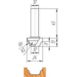 Фреза МебельДрев ФК 0460 4627198885521