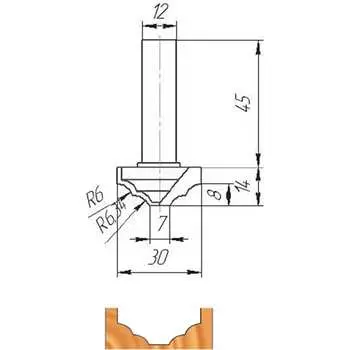 Фреза МебельДрев ФК 0175 4627198884623