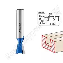 Пазовая фреза ЗУБР ПРОФ. 28748-9.5