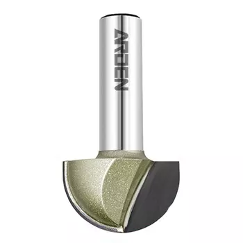 Фреза пазовая полукруг чаша (8x8x43 мм; z=2; r=4 мм; s=12 мм) arden 203204