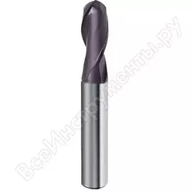 Фреза power mill (5 мм; z2; r=2.5 мм; тип n; хвостовик ha; твердый сплав; fire) guhring 19968 5,000