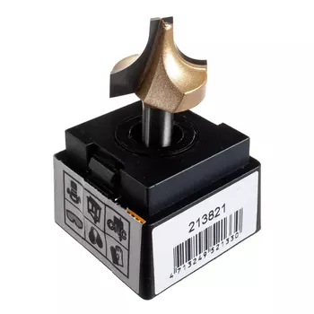 Фреза радиусная псевдофиленка (r 9.5 мм, 25.4x19.1 мм, хвостовик 8 мм) arden 213821