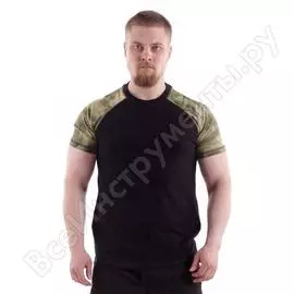 Футболка keotica 100% хлопок, черная, мох 56-58 501170605