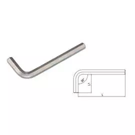 Г-образный шестигранный ключ IZELTAS 4900220030