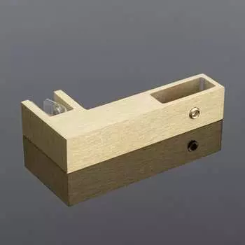 Г-образный сквозной держатель стекла SERVICE PLUS S02-502BGD/sus304