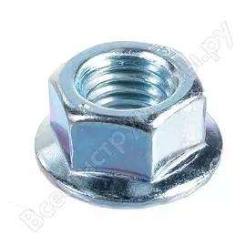 Оцинкованная гайка Метиз-Эксперт М10 DIN6923 (150 шт.) БП-00013408