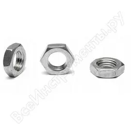 Гайка метиз-эксперт низкая м24 оц din 439 уп. 50 шт. бп-00040150