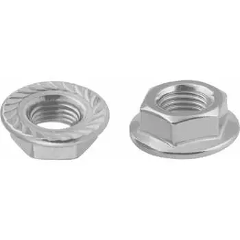 Гайка с фланцем ИНОТЭК М6, DIN 6923 цинк-ламель, (100 шт.) 4687203109127