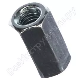 Оцинкованная переходная гайка ЗУБР M6 DIN6334 (5 кг) 303750-06