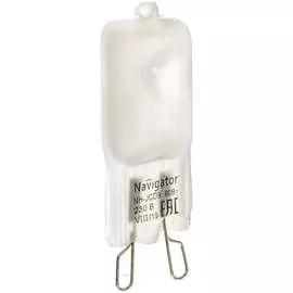 Галогенная лампа Navigator 94 233 JCD9 60Вт frost G9 230В 2000h 4607136942332 128330
