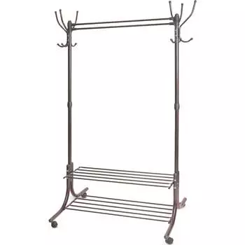 Гардеробная вешалка Nika НИКА ВГП90-6 ВГП90-6/А медный антик