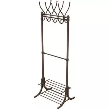 Гардеробная вешалка Nika НИКА ВГП60-8 ВГП60-8/К коричневый