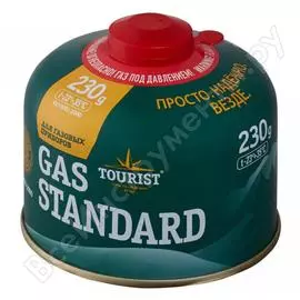 Газовый баллон tourist standard tbr-230 230 г, резьбовой 00000000367