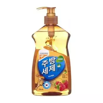 Гель для мытья посуды KANGAROO Home с ароматом малины, 500 мл 770019 1849225