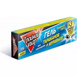 Гель от тараканов Домовой Прошка ТРОЙНОЙ 21967