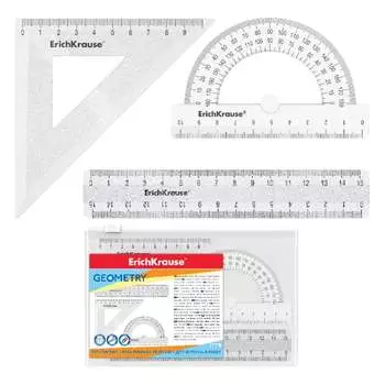 Геометрический набор ErichKrause Glitter 53031