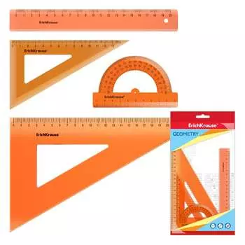 Геометрический набор ErichKrause Neon 49571