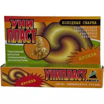 Герметик-холодная сварка Анлес Унипласт-бронза 70805